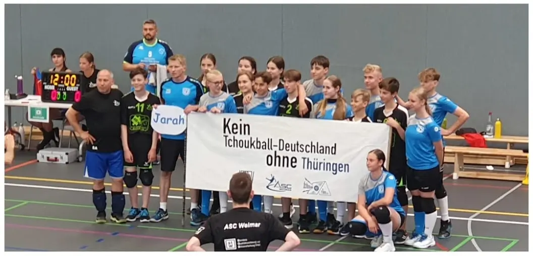 Gruppenbild der Thüringer U15 Teams
