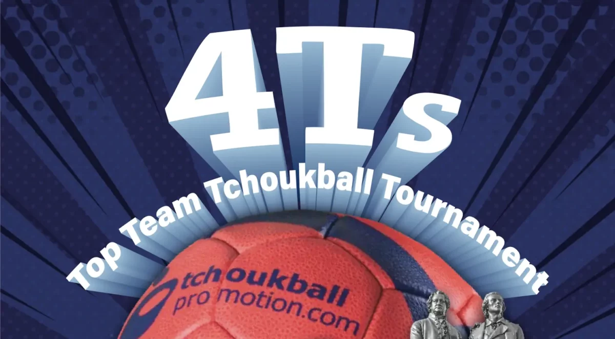 Ausschnitt vom Poster des 4T's - Top Team Tchoukball Tournament (Quelle: ASC Weimar)